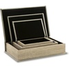image:imageSignature Design by Ashley Decorative Boxes with Lids Brown Set of 3Beige