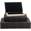 image:imageSignature Design by Ashley Decorative Boxes with Lids Brown Set of 3Black