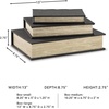 image:imageSignature Design by Ashley Decorative Boxes with Lids Brown Set of 3Black