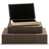 image:imageSignature Design by Ashley Decorative Boxes with Lids Brown Set of 3Dark Brown