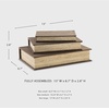 image:imageSignature Design by Ashley Decorative Boxes with Lids Brown Set of 3Dark Brown