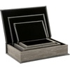 image:imageSignature Design by Ashley Decorative Boxes with Lids Brown Set of 3Gray