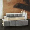 image:imageSignature Design by Ashley Decorative Boxes with Lids Brown Set of 3Gray