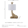 image:imageSignature Design by Ashley Giraffe Table Lamp Goldtone Safari Animal Lamp