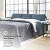 image:imageSignature Design by Ashley Gray Chenille Sofa Easy Assembly StairattBlue