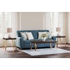 image:imageSignature Design by Ashley Gray Chenille Sofa Easy Assembly StairattBlue