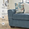 image:imageSignature Design by Ashley Gray Chenille Sofa Easy Assembly StairattBlue