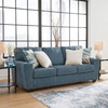 image:imageSignature Design by Ashley Gray Chenille Sofa Easy Assembly StairattBlue