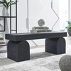 image:imageSignature Design by Ashley Holgrove Modern Entryway Accent Bench Black