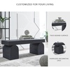 image:imageSignature Design by Ashley Holgrove Modern Entryway Accent Bench Black