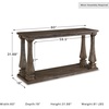 image:imageSignature Design by Ashley Johnelle Console Sofa Table Weathered Gray WoodGrey