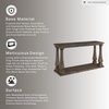 image:imageSignature Design by Ashley Johnelle Console Sofa Table Weathered Gray WoodGrey