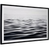 image:imageSignature Design by Ashley Kierlett Modern Framed Sea Print Wall Art 63 x 37 Inches Black amp White