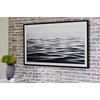 image:imageSignature Design by Ashley Kierlett Modern Framed Sea Print Wall Art 63 x 37 Inches Black amp White