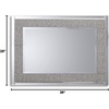 image:imageSignature Design by Ashley Kingsleigh Glam Beaded Crystal Accent Mirror Silver36L x 26W
