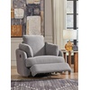 image:imageSignature Design by Ashley Modmax Contemporary Swivel Glider Nursery Recliner StainResistant NextGen Nuvella Performance Fabric Rocking Chair for Living Room Beige 42 WLight Gray