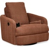 image:imageSignature Design by Ashley Modmax Contemporary Swivel Glider Nursery Recliner StainResistant NextGen Nuvella Performance Fabric Rocking Chair for Living Room Beige 42 WOrange