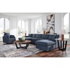 image:imageSignature Design by Ashley Modmax Contemporary Swivel Glider Nursery Recliner StainResistant NextGen Nuvella Performance Fabric Rocking Chair for Living Room Beige 42 WBlue