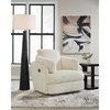 image:imageSignature Design by Ashley Modmax Contemporary Swivel Glider Nursery Recliner StainResistant NextGen Nuvella Performance Fabric Rocking Chair for Living Room Beige 42 WWhite