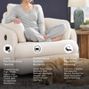 image:imageSignature Design by Ashley Modmax Contemporary Swivel Glider Nursery Recliner StainResistant NextGen Nuvella Performance Fabric Rocking Chair for Living Room Beige 42 WBeige