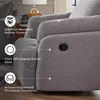 image:imageSignature Design by Ashley Modmax Contemporary Swivel Glider Nursery Recliner StainResistant NextGen Nuvella Performance Fabric Rocking Chair for Living Room Beige 42 WLight Gray