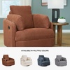 image:imageSignature Design by Ashley Modmax Contemporary Swivel Glider Nursery Recliner StainResistant NextGen Nuvella Performance Fabric Rocking Chair for Living Room Beige 42 WOrange
