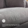image:imageSignature Design by Ashley Modmax Contemporary Swivel Glider Nursery Recliner StainResistant NextGen Nuvella Performance Fabric Rocking Chair for Living Room Beige 42 WLight Gray
