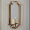 image:imageSignature Design by Ashley Pagoda Mirrored Metal Candle Wall Sconce GoldDumi