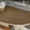 image:imageSignature Design by Ashley Realyn French Country SemiCircle Console Table White amp BrownWhitewash