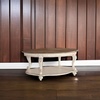 image:imageSignature Design by Ashley Realyn Oval Coffee Table WhiteBrownWhitewash