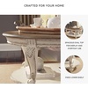 image:imageSignature Design by Ashley Realyn Oval Coffee Table WhiteBrownWhitewash