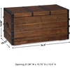image:imageSignature Design by Ashley Storage Trunk Coffee Table Brown KettlebyDark Brown