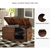 image:imageSignature Design by Ashley Storage Trunk Coffee Table Brown KettlebyDark Brown
