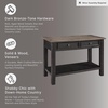 image:imageSignature Design by Ashley Tyler Creek Farmhouse Console Table 2 DrawersBlackish Brown