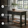 image:imageSignature Design by Ashley Tyler Creek Farmhouse Console Table 2 DrawersBlackish Brown