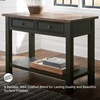 image:imageSignature Design by Ashley Tyler Creek Farmhouse Console Table 2 DrawersBlackish Brown