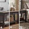 image:imageSignature Design by Ashley Tyler Creek Farmhouse Console Table 2 DrawersBlackish Brown
