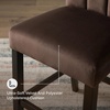 image:imageSignature Design by Ashley Zendalia Velvet Counter Height Barstool 2PackUpholsered Brown