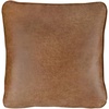 image:imageSignature Design by Ashley Cortnie Faux Leather Throw Pillow Caramel Brown