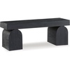 image:imageSignature Design by Ashley Holgrove Modern Entryway Accent Bench Black