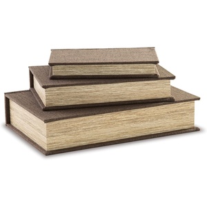 image:imageSignature Design by Ashley Decorative Boxes with Lids Brown Set of 3Dark Brown