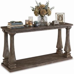 image:imageSignature Design by Ashley Johnelle Console Sofa Table Weathered Gray WoodGrey