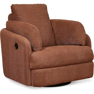 image:imageSignature Design by Ashley Modmax Contemporary Swivel Glider Nursery Recliner StainResistant NextGen Nuvella Performance Fabric Rocking Chair for Living Room Beige 42 WOrange