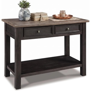 image:imageSignature Design by Ashley Tyler Creek Farmhouse Console Table 2 DrawersBlackish Brown