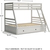 image:imageSignature Design by Ashley Bed Frame with Storage Lettner California KingAntique White