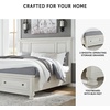 image:imageSignature Design by Ashley Bed Frame with Storage Lettner California KingAntique White