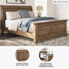 image:imageSignature Design by Ashley Bed Frame with Storage Lettner California KingBrown