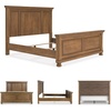 image:imageSignature Design by Ashley Bed Frame with Storage Lettner California KingBrown