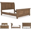 image:imageSignature Design by Ashley Bed Frame with Storage Lettner California KingBrown