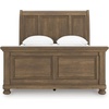 image:imageSignature Design by Ashley Bed Frame with Storage Lettner California KingBrown